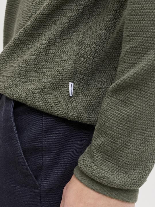 Produktbild Jack & Jones Einfarbig Strickpullover Strickpullover (M)