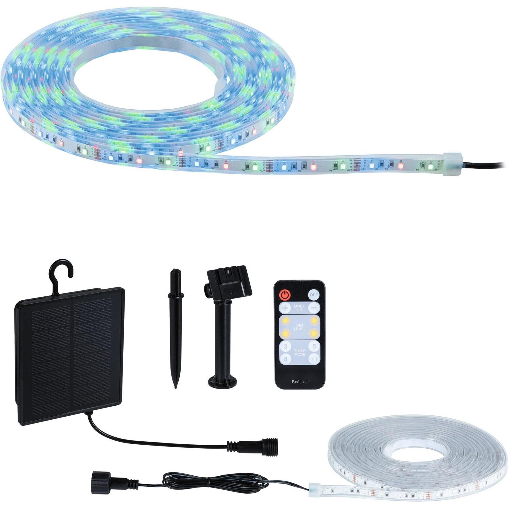 Paulmann, LED Streifen, Solar Stripe (RGB, 500 cm, Indoor)