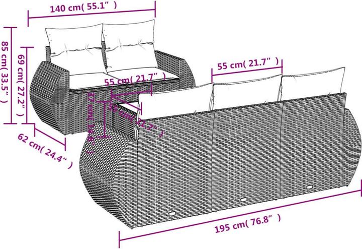 Produktbild vidaXL Sofia