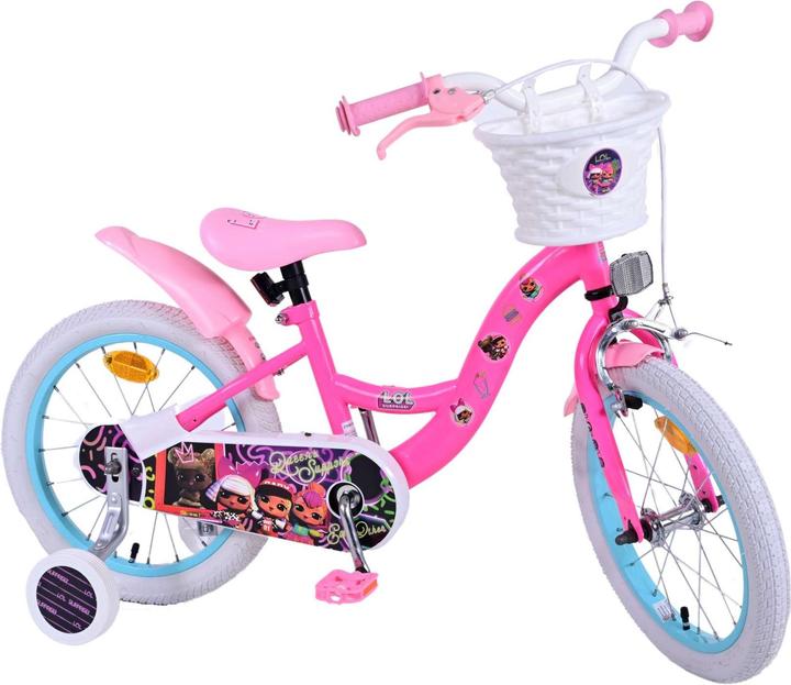 Immagine prodotto L.O.L. Surprise! Bicicletta per bambini Surprise da 16 pollici rosa: sicurezza, comfort e divertimento in un (16")