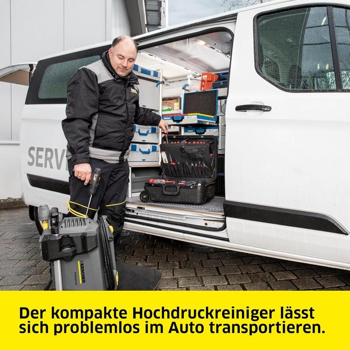 Image du produit Kärcher Hochdruckreiniger HD 5/15 C Plus mit Easy-Pistool, integrierter Tragegriff und klappbarem Lenker