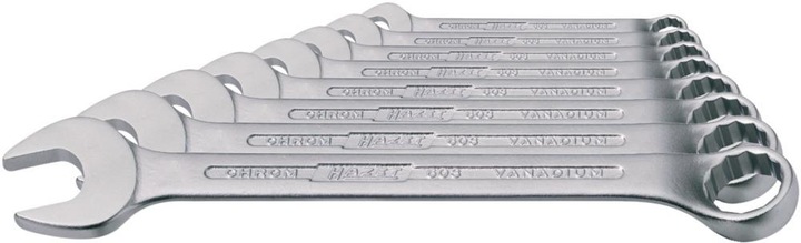 Image du produit HAZET Jeu de clés mixtes 603/17N ∙ Profil à 12 pans extérieurs ∙ 7 - 27 ∙ Nombre d'outils : 17 (7 mm, 8 mm, 9 mm, 10 mm, 11 mm, 12 mm, 13 mm, 14 mm, 15 mm, 16 mm, 17 mm, 18 mm, 19 mm, 21 mm, 22 mm, 24 mm, 27 mm)