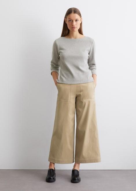 Produktbild Marc O'Polo Sweatshirt mit U-Ausschnitt und Regular Fit (S)