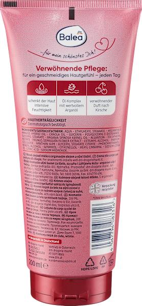 Produktbild dm Balea Creme-Öl Bodylotion Kirsche (Körperlotion, 200 ml)