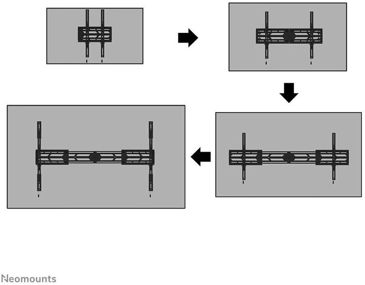 Image du produit Neomounts Select Screen Wall Mount (support mural fixe) (Mur, 110", 160 kg)