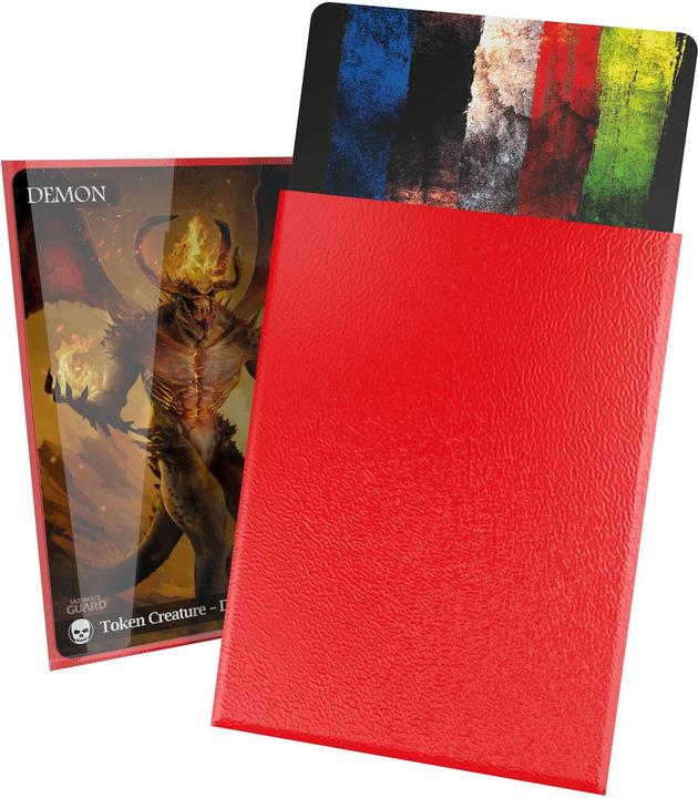 Actual product image Ultimate Guard Kartenhülle Cortex Sleeves Standardgrösse Rot 100