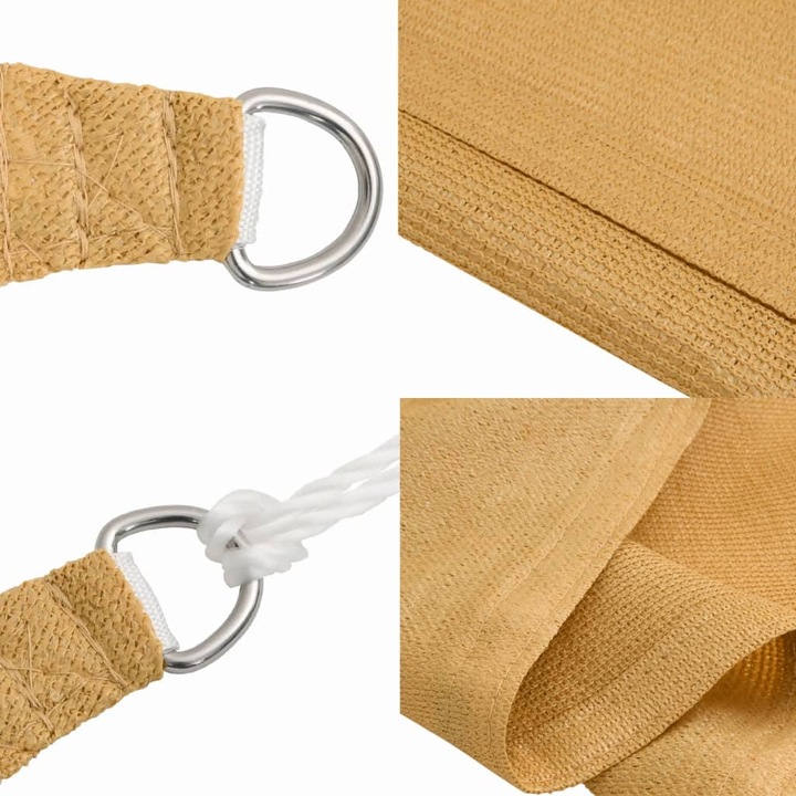 Actual product image VidaXL Sonnensegel 160 g/m² Rechteckig farben HDPE (5 x 7 m)