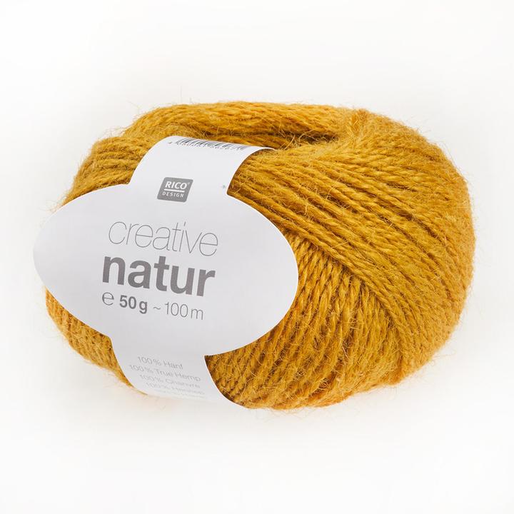 Produktbild Rico Design Wolle Creative Natur 50 g, Senfgelb (100 m)