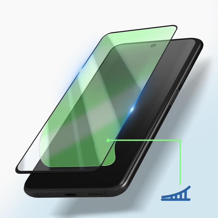 Actual product image Avizar 9H hardness glass display protection film (1 Piece, Samsung Galaxy S25+)