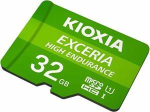 Productafbeelding Kioxia Exceria High Endurance - 32 GB - MicroSDHC - Klasse 10 - UHS-I - 100 MB/s - 30 M (32 GB, microSDHC, UHS-I)
