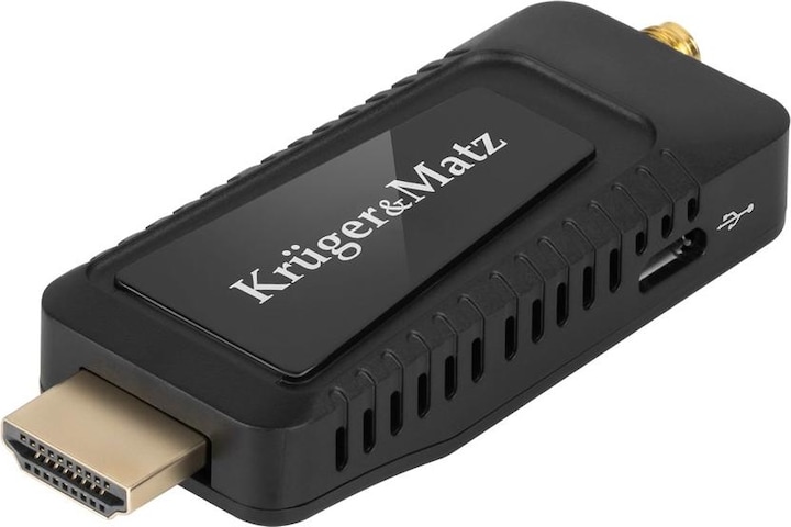 Produktbild Krüger&Matz KRUGER & MATZ Mini-Receiver DVB-T2 H.265 HEVC KM9999 (DVB-T, DVB-T2)