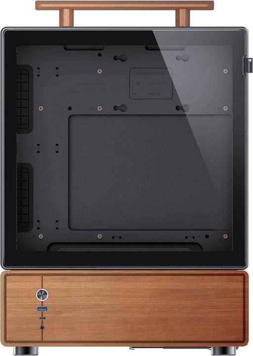 Image du produit Jonsbo T7 PC-Gehäuse, Midi-Tower, mATX, Tempered Glass - schwarz (ITX)