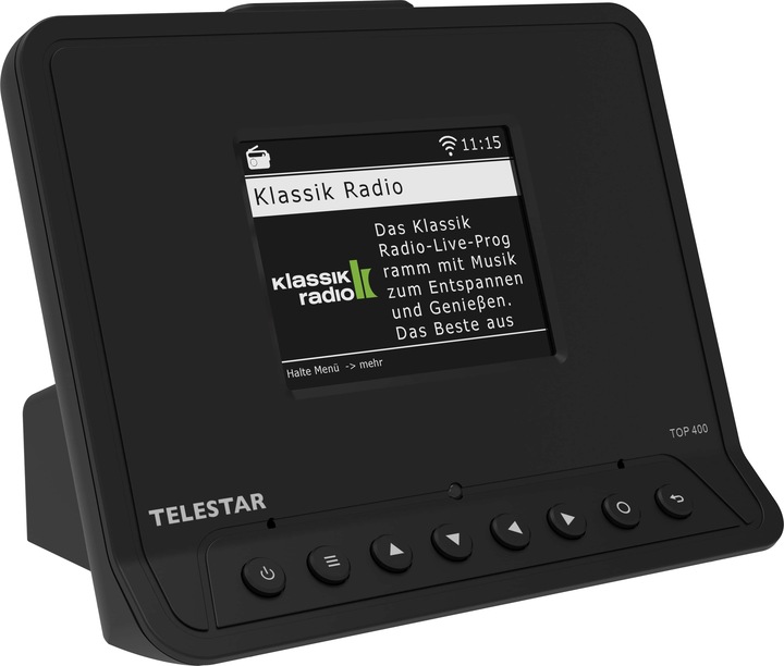 Telestar TOP 400 DAB+ Internetradio-Adapter schwarz (DAB+, Internetradio, FM, WLAN, Bluetooth)