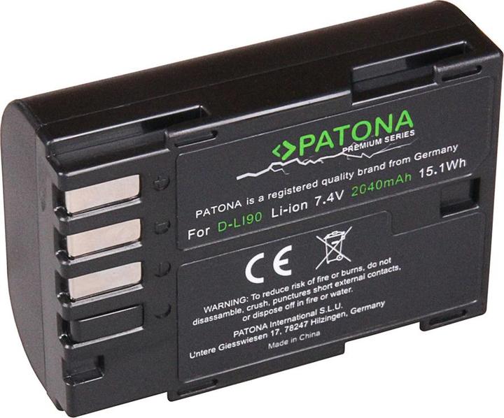 Produktbild Patona Premium Akku f. Pentax D-Li90 K01 K5 II IIs K645D K7