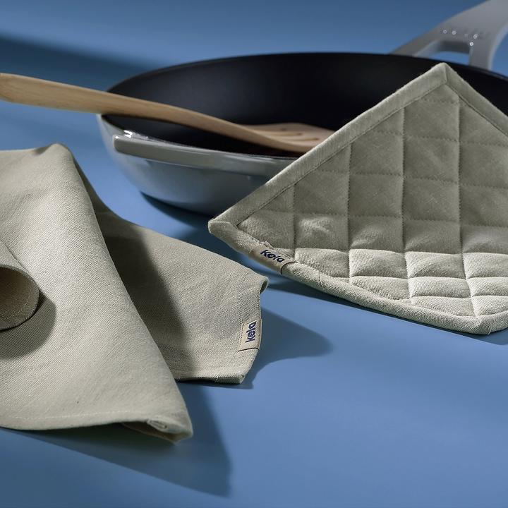 Image du produit Kela Gant Puro gris (55% coton et 45% lin)