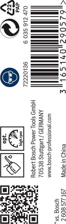 Image du produit Bosch Professional Zubehör Foret hélicoïdal PRO Metal HSS-G, 3,3 x 36 x 65 mm (3,3 mm)