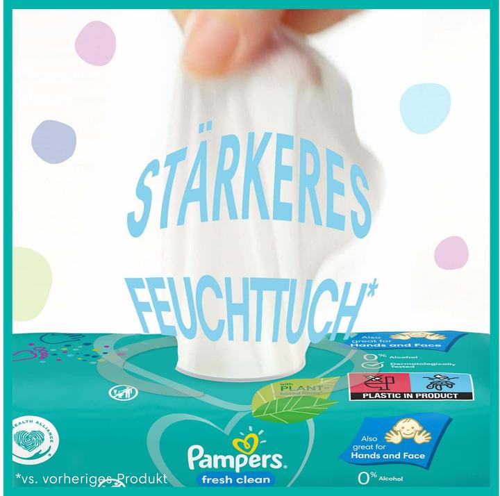 Actual product image Pampers Fresh Clean (15 x 80 pcs.)