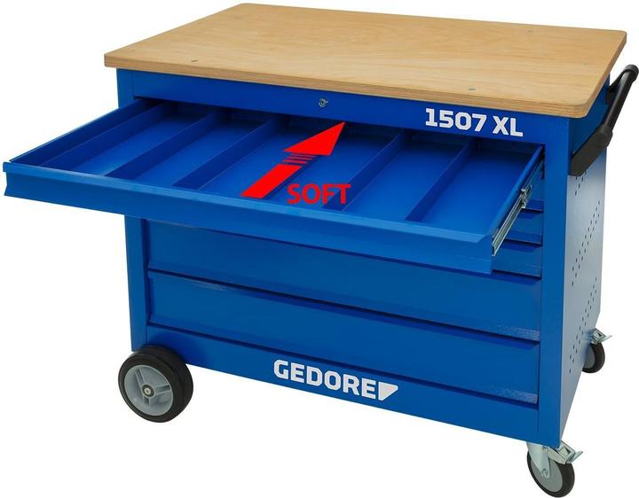 Actual product image Gedore 1507 XL-TS-308 Rolling workbench with range (1 x)