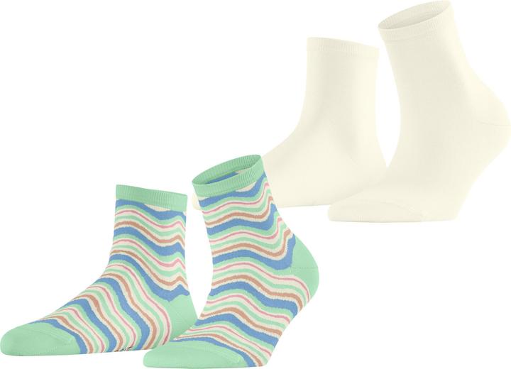 Produktbild Esprit Watercolor 2-Pack Baumwollsocken (2er Pack, 39 - 42)