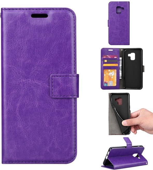 Immagine prodotto MU Classic Copertina Copertina per libri in pelle di cavallo pazzo (Samsung Galaxy A8 (2018))