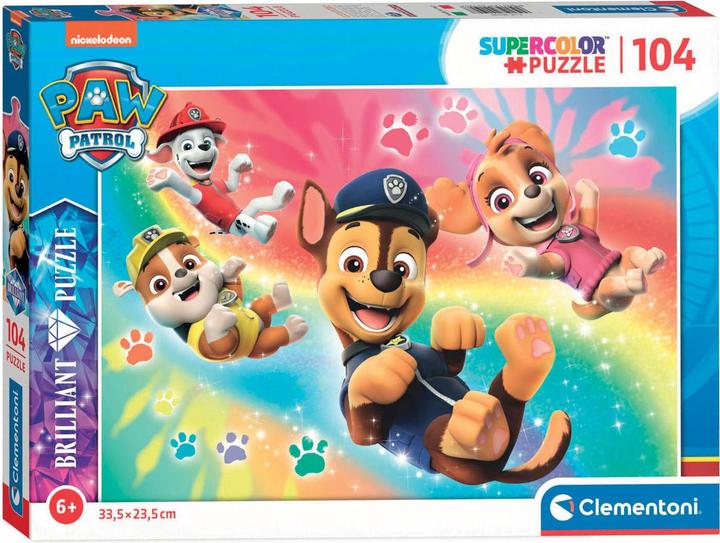 Immagine prodotto Clementoni Puzzle brillante PAW Patrol, 104°. (104 pezzi)