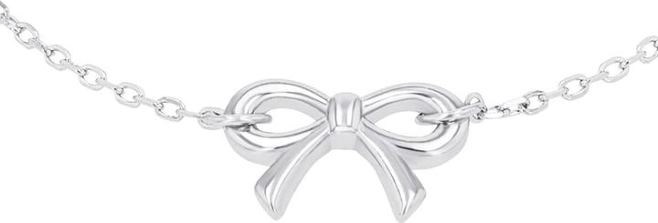 Immagine prodotto S.Oliver Armschmuck für Mädchen, 925 Sterling Silber | Schleife (16 cm, Argento 925)