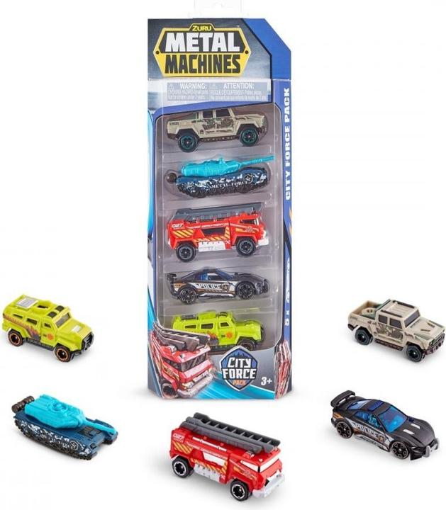 Actual product image Zuru Metal Machines - City Force 5PK (6767)
