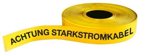 Actual product image Fränkische Rohrwerke Route warning tape (25000 cm)