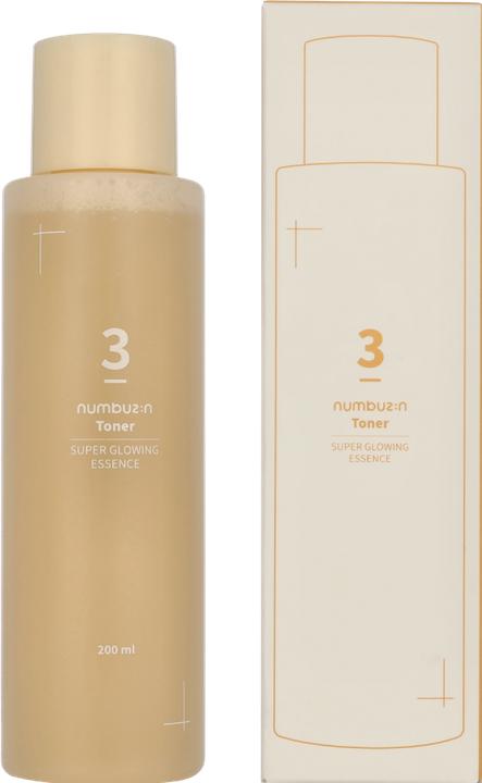 Actual product image Numbuzin No.3 Super Glowing Essence (Face toner, 200 ml)