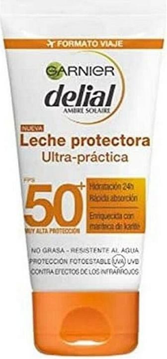 Produktbild Garnier Delial Ultra praktische Schutzmilch Spf50 50ml (Sonnencreme, SPF 50, 50 ml)