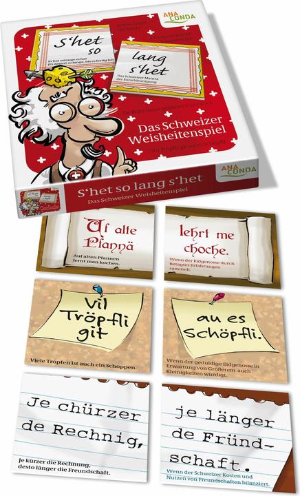 Image du produit S'het so lange s'het Le jeu de la sagesse suisse (Allemand)