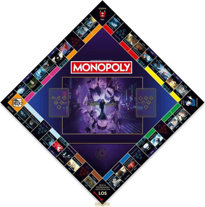 Produktbild Winning Moves Monopoly Jujutsu Kaisen (Deutsch, 2 - 6 Spieler)