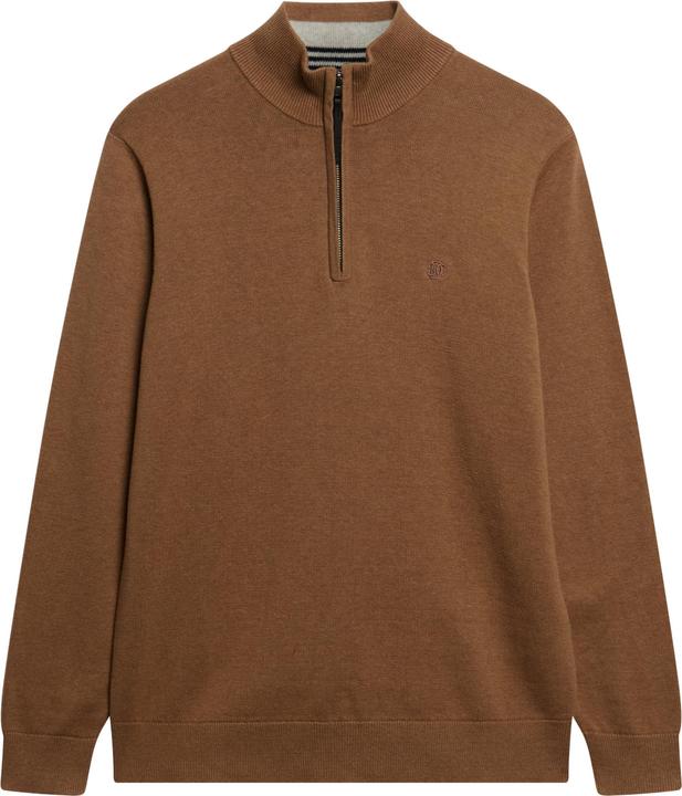 Produktbild Superdry Maglione Essentials Mezza Zip in Cotone (M)