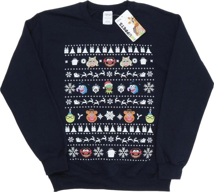 Immagine prodotto Disney The Muppets Christmas Heads Felpa Donna (S)