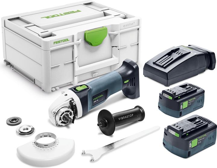 Festool Akku-Winkelschleifer AGC 18-125 5,0 EBI-Plus (125 mm)