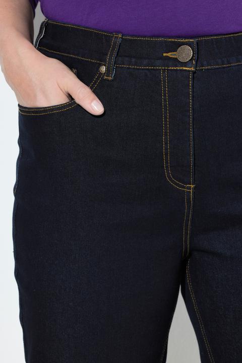 Produktbild Ulla Popken Mom-Jeans, 5-Pocket-Hose, Komfortbund, Stretchdenim (62)