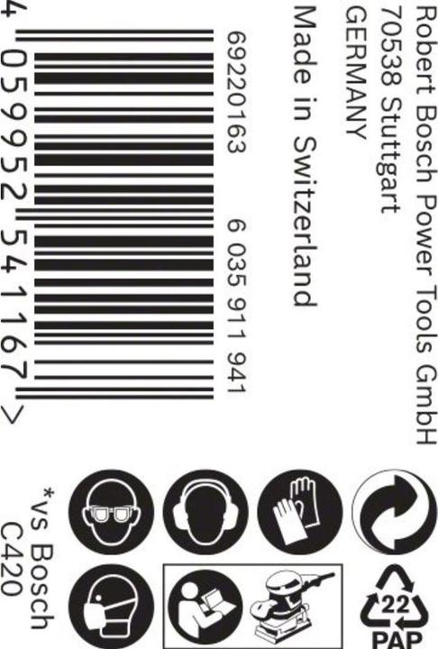 Actual product image Bosch Professional Zubehör Expert M480 abrasive net roll, 93 mm, 5 m, G 120 (120)