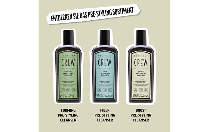 Produktbild American Crew Boost Pre-Styling Cleanser, 250ml (Flüssiges Shampoo, 250 ml)