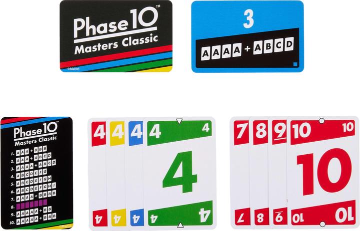 Produktbild Mattel Games Phase 10 Masters Classic (Deutsch)