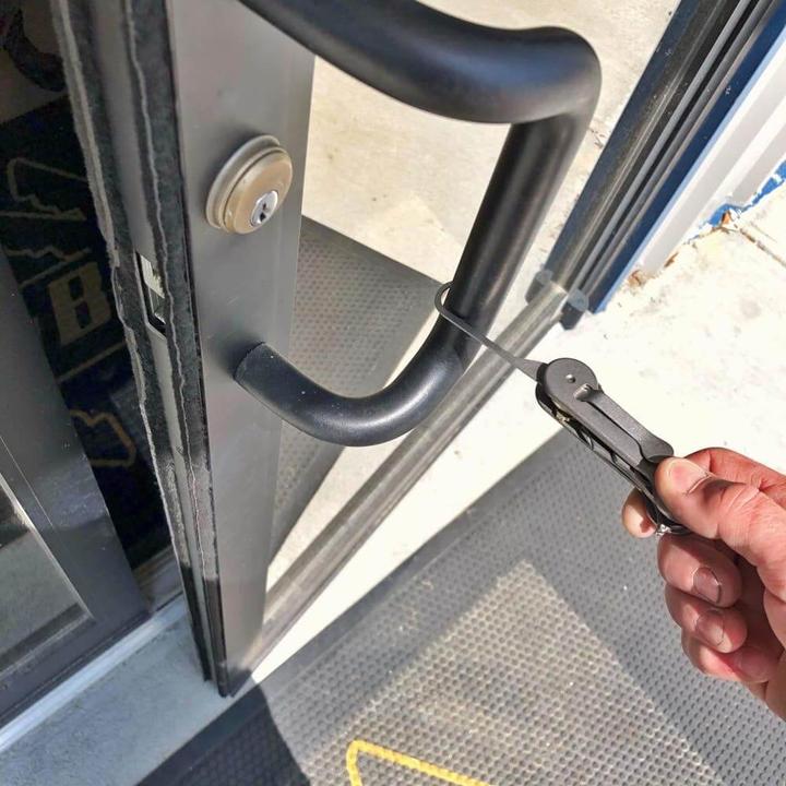 Actual product image KeyBar Door handle opener insert