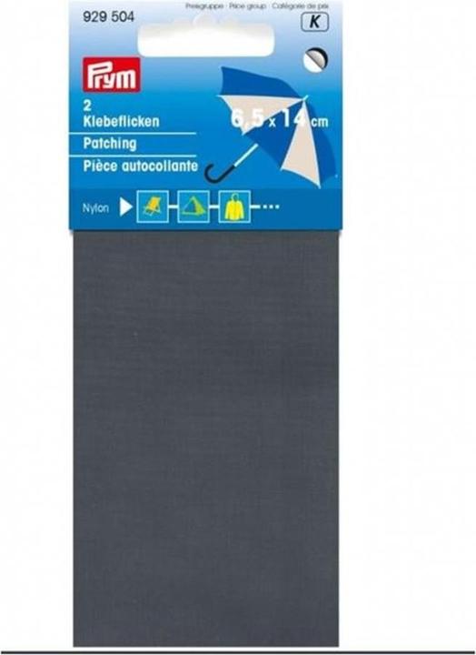 Produktbild Prym Flickstoff 10 x 18 cm, Nylon, Grau (1 x)