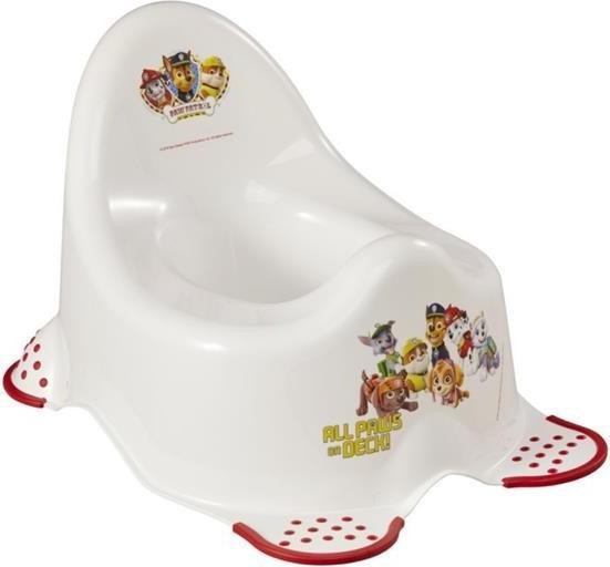 keeeper kids baby pot adam "Paw Patrol", white with print with rubberised feet, material: PP