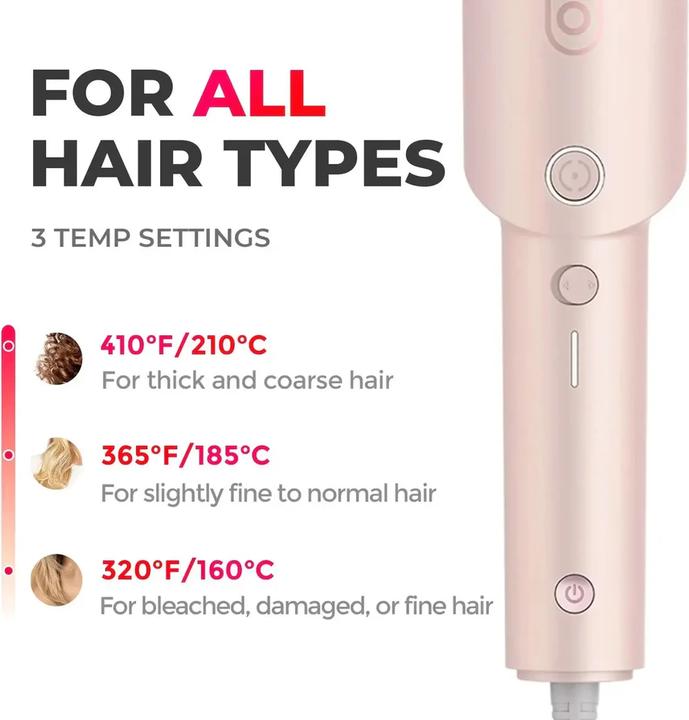 Actual product image Tymo Curlpro PNK