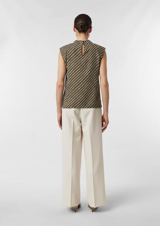 Immagine prodotto Comma Bluse Chiffonbluse mit subtiler Power Schulter im Allover Print (48)