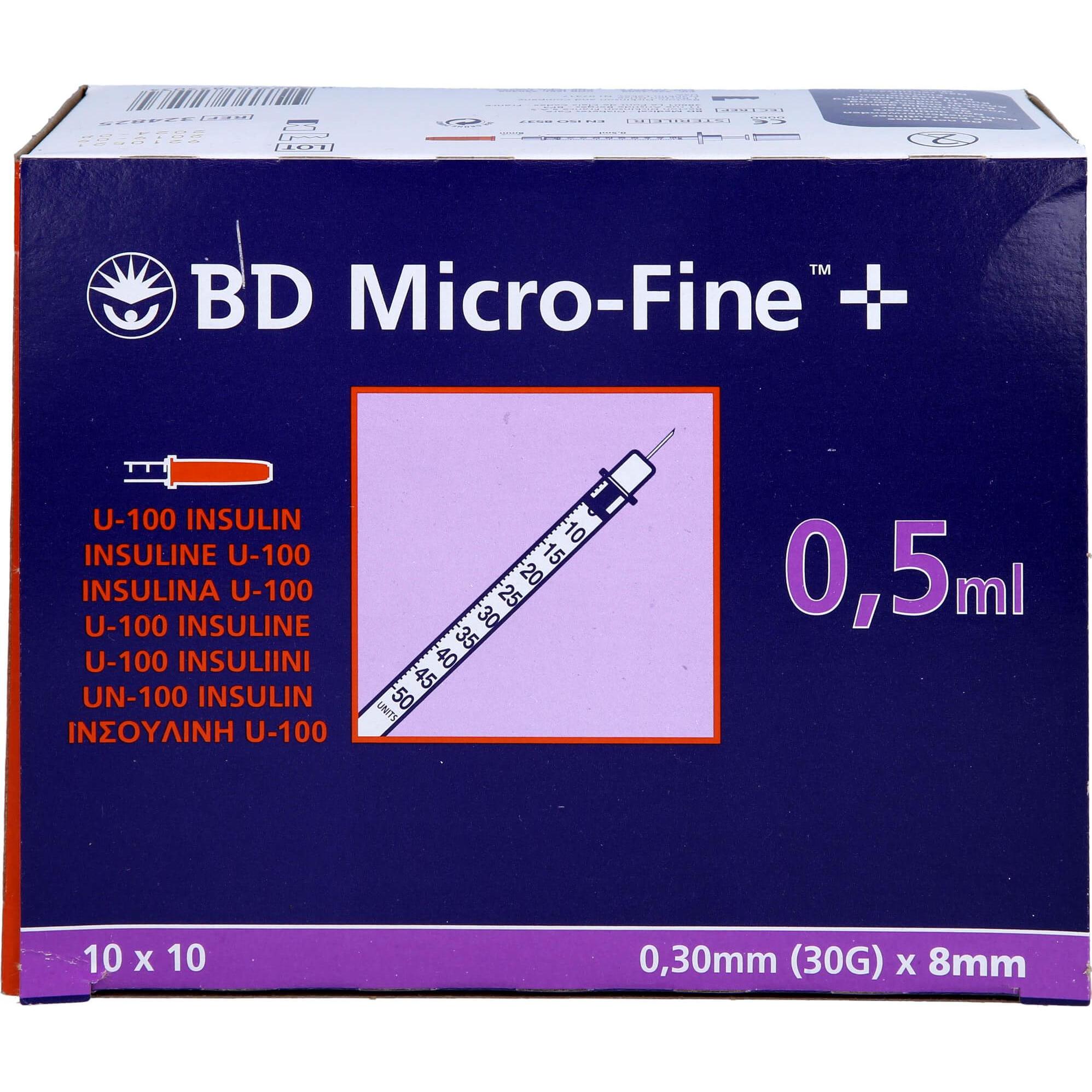 Thumbnail - BD, Bluttest, + U100 Insulin Spritzen (Insulinspritze)