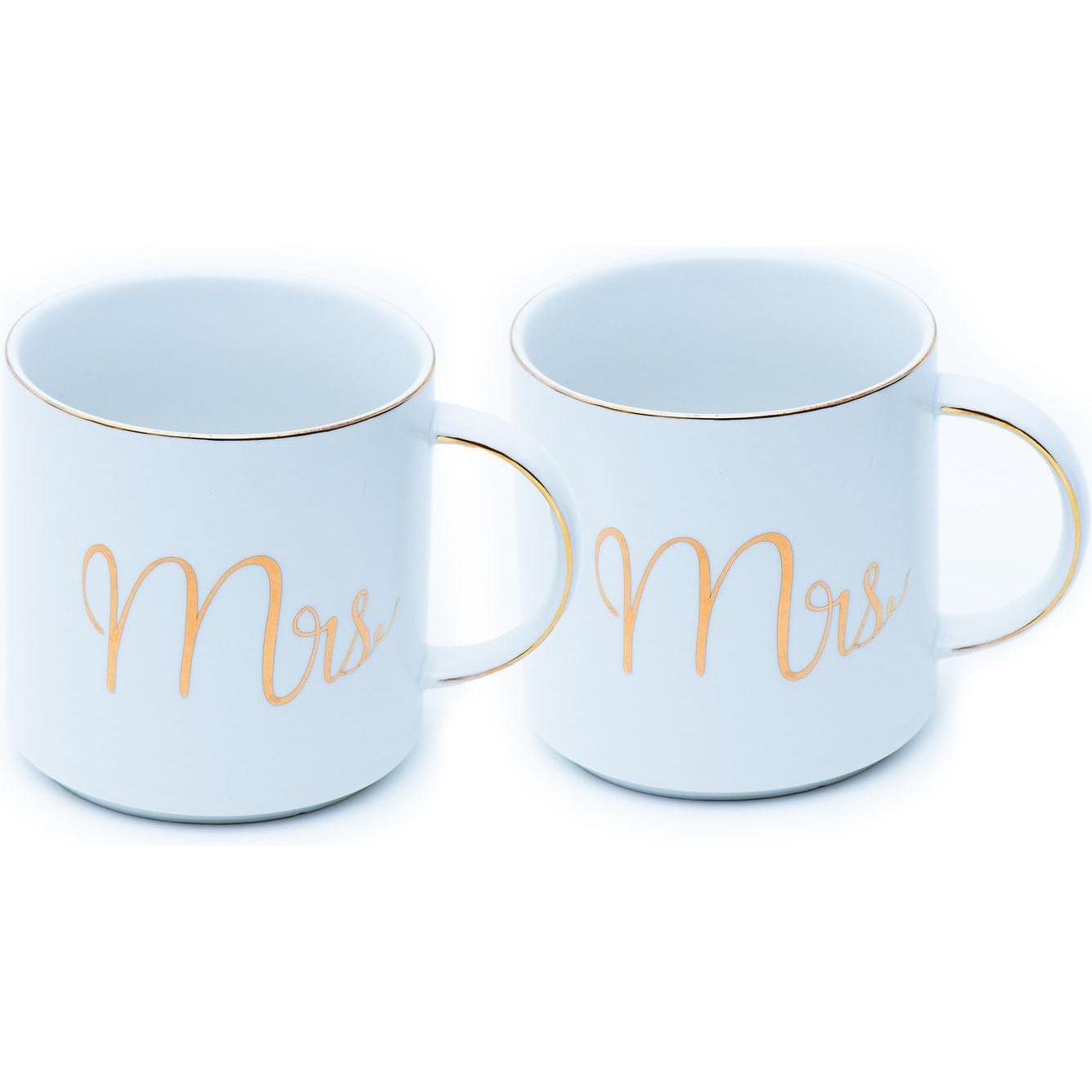Intirilife, Tasse, Kaffeetasse Mrs und Mrs (300 ml, 1 x)