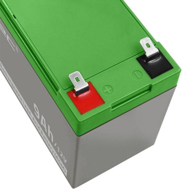 Actual product image Qoltec 53031 AGM battery| 12V| 9Ah| max 135A - Battery - 9.000 mAh (12 V, 9 Ah)