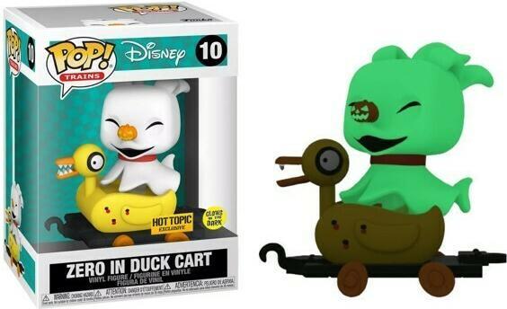 Image du produit Proxy Funko POP - The Night Before Christmas - Zero In Duck Cart (Glow in dark) (57725)