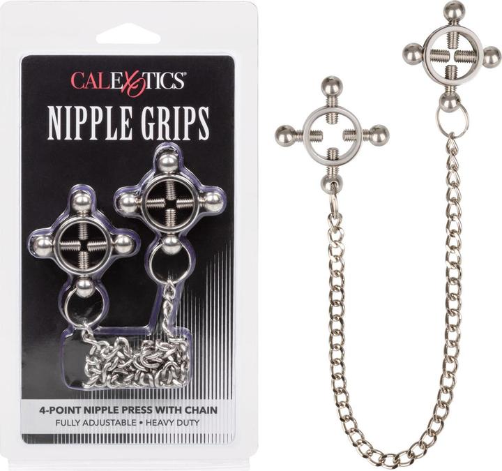 Productafbeelding CalExotics Tepelgrepen 4-punts tepelpers met ketting