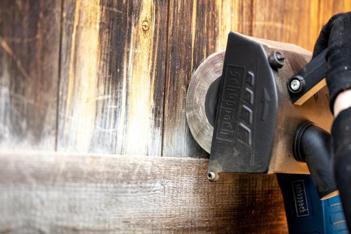 Actual product image Scheppach Sanding flap brush